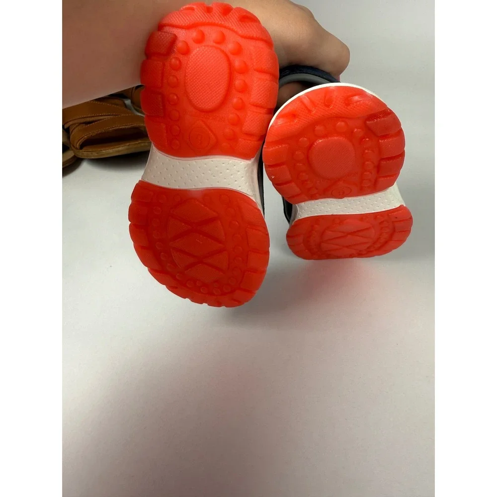Marvel‎ Spiderman Toddler Boys Sandals Blue Red Hook Loop Size 6
